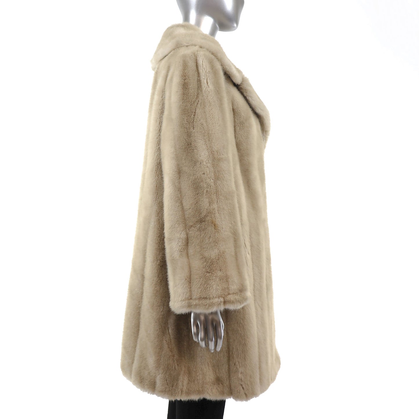 Faux Fur Coat- Size L