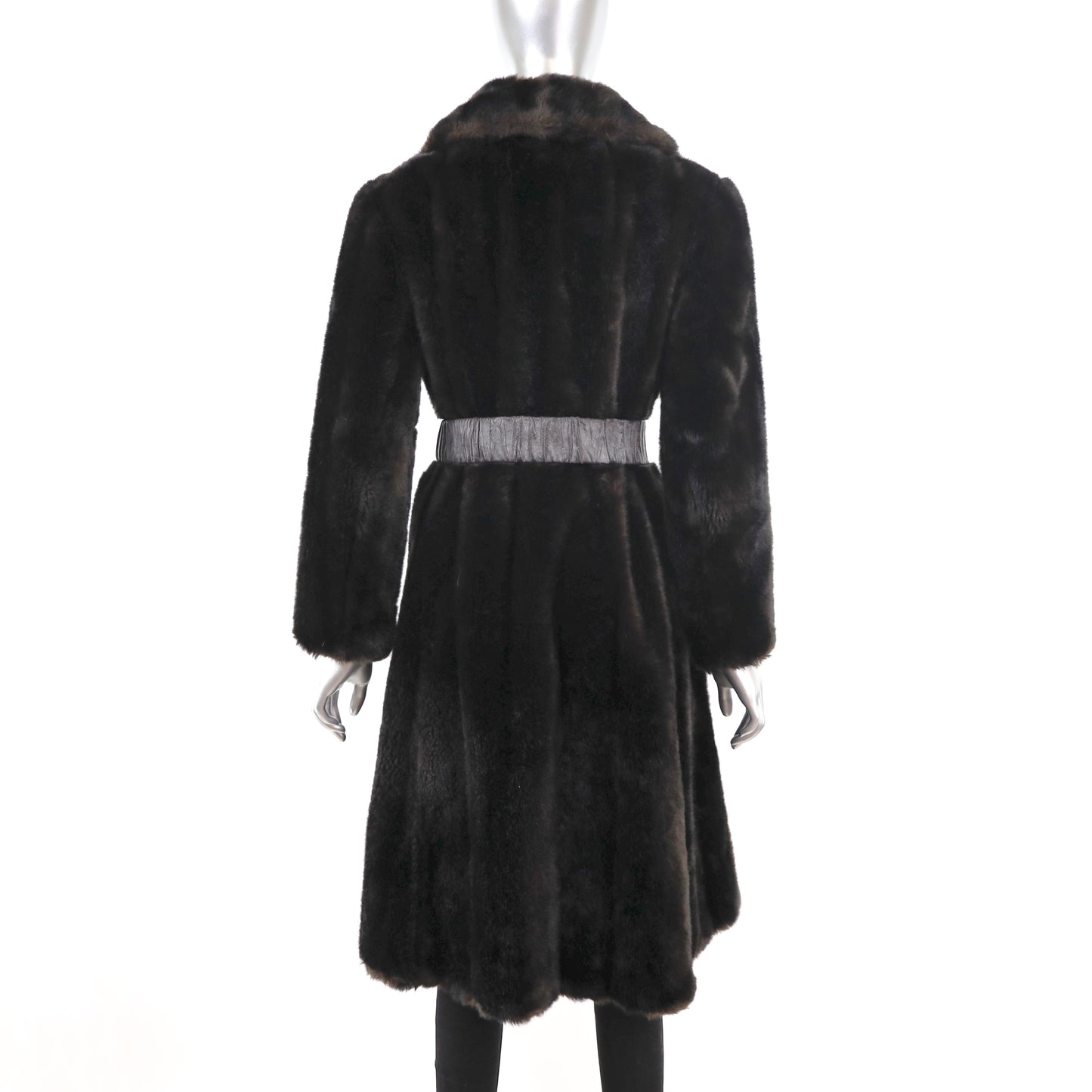 Faux Fur Coat- Size M