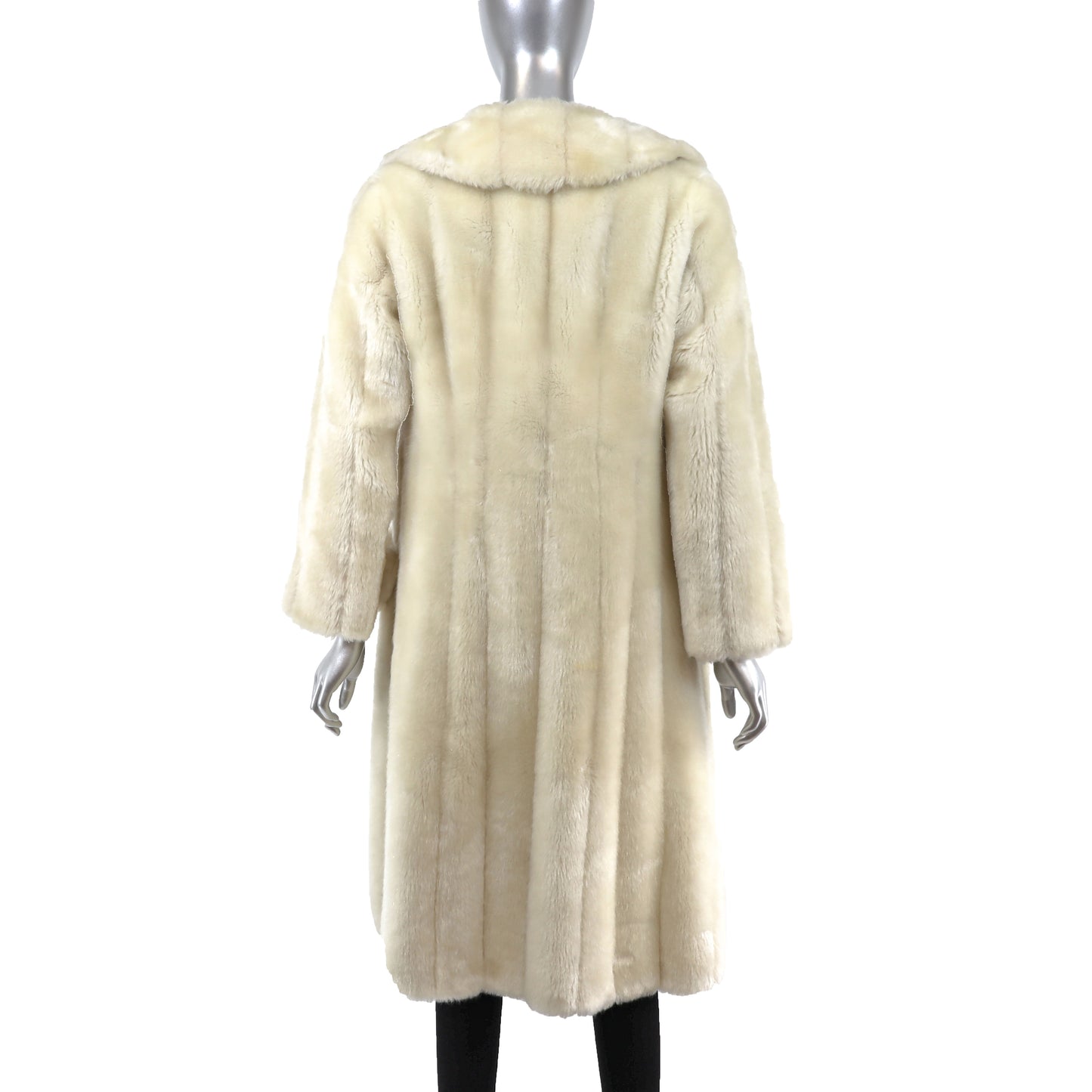 Faux Fur Coat- Size S