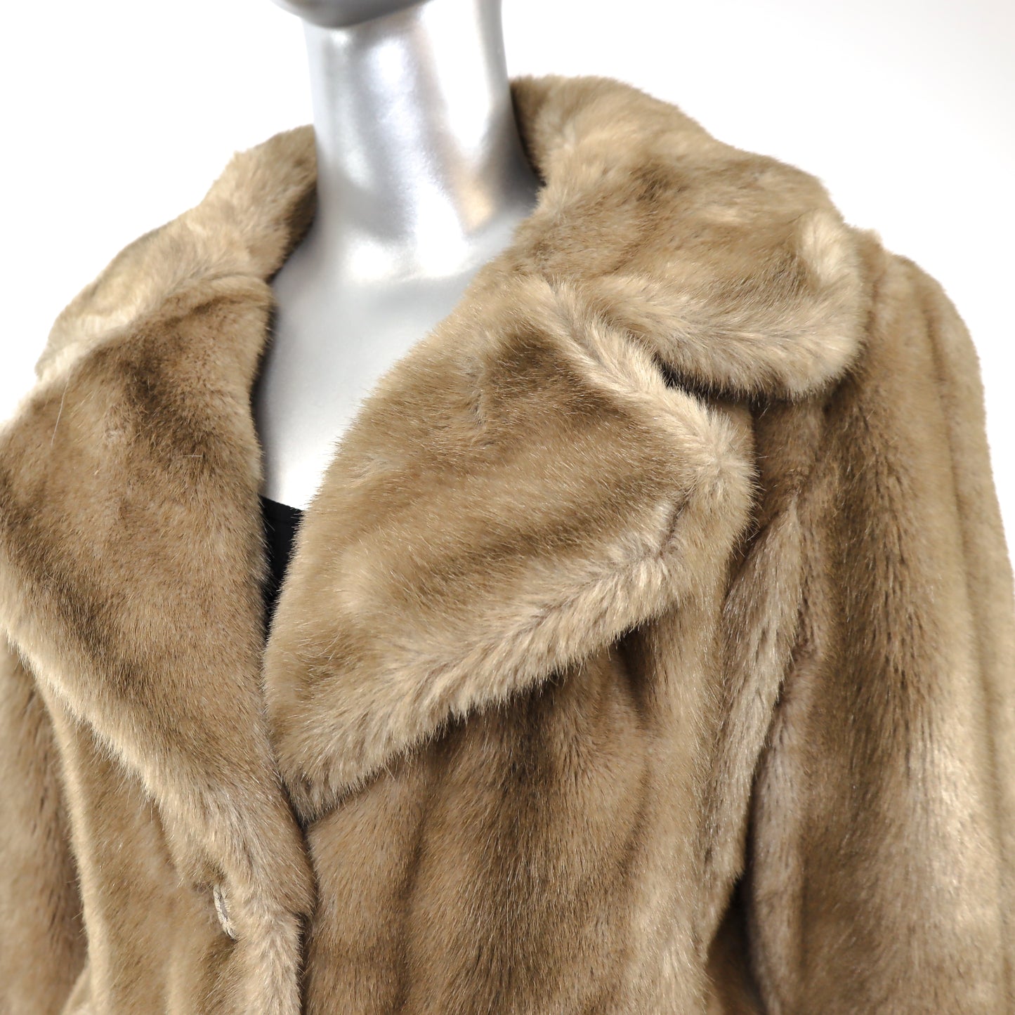 Faux Fur Jacket- Size S