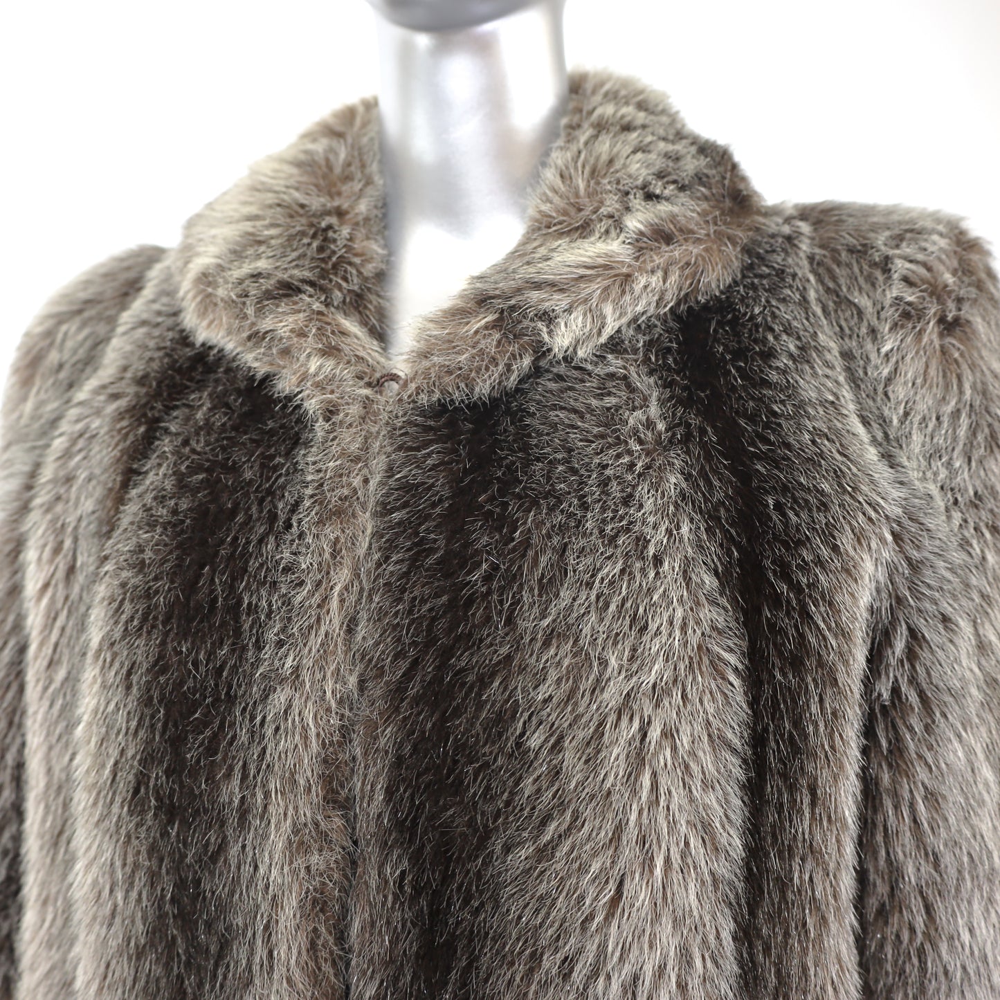 Faux Fur Jacket- Size M