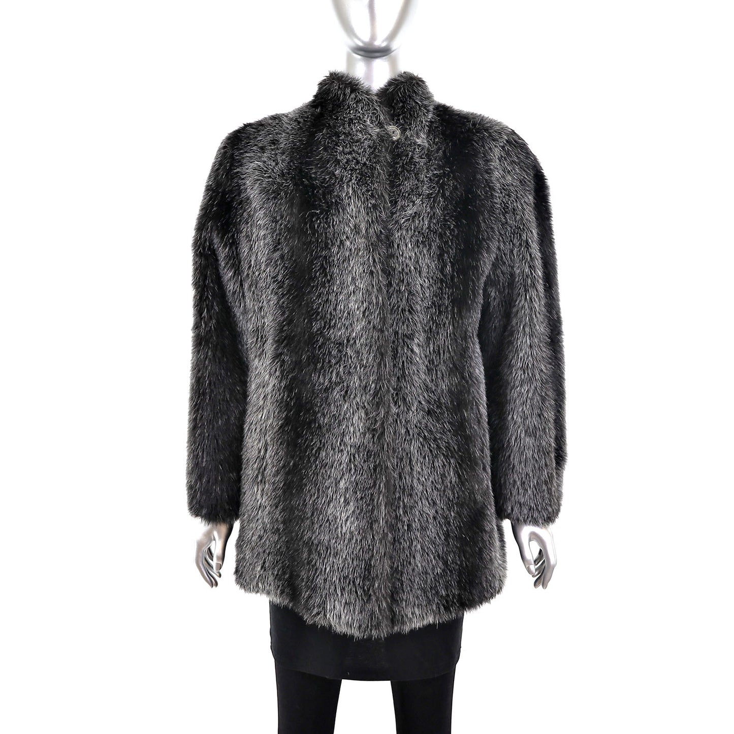 Faux Fur Jacket- Size M