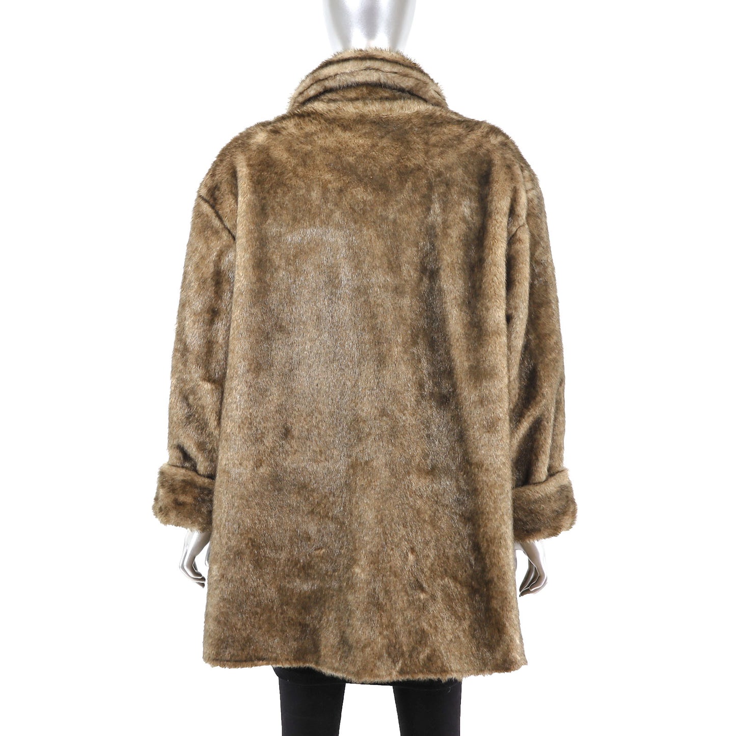 Faux Fur Reversible Jacket- Size XXL