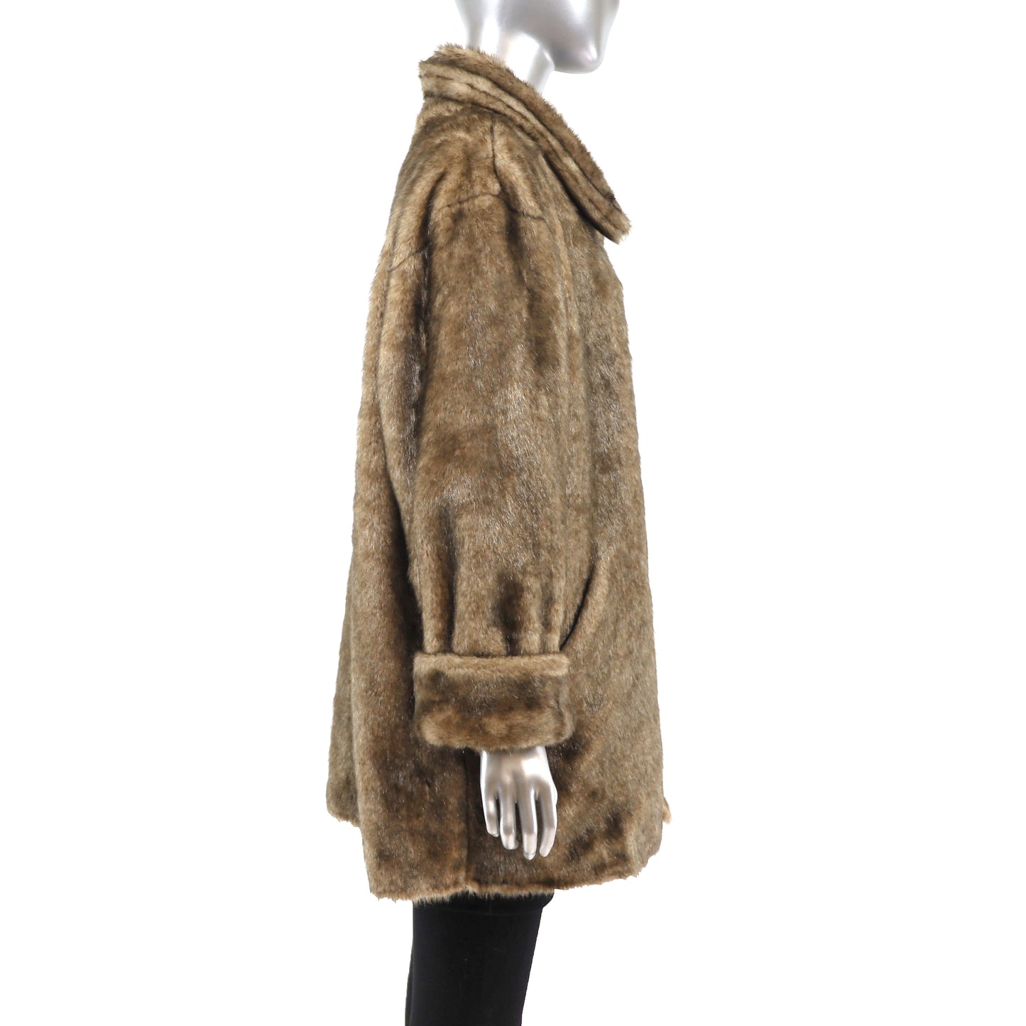 Faux Fur Reversible Jacket- Size XXL