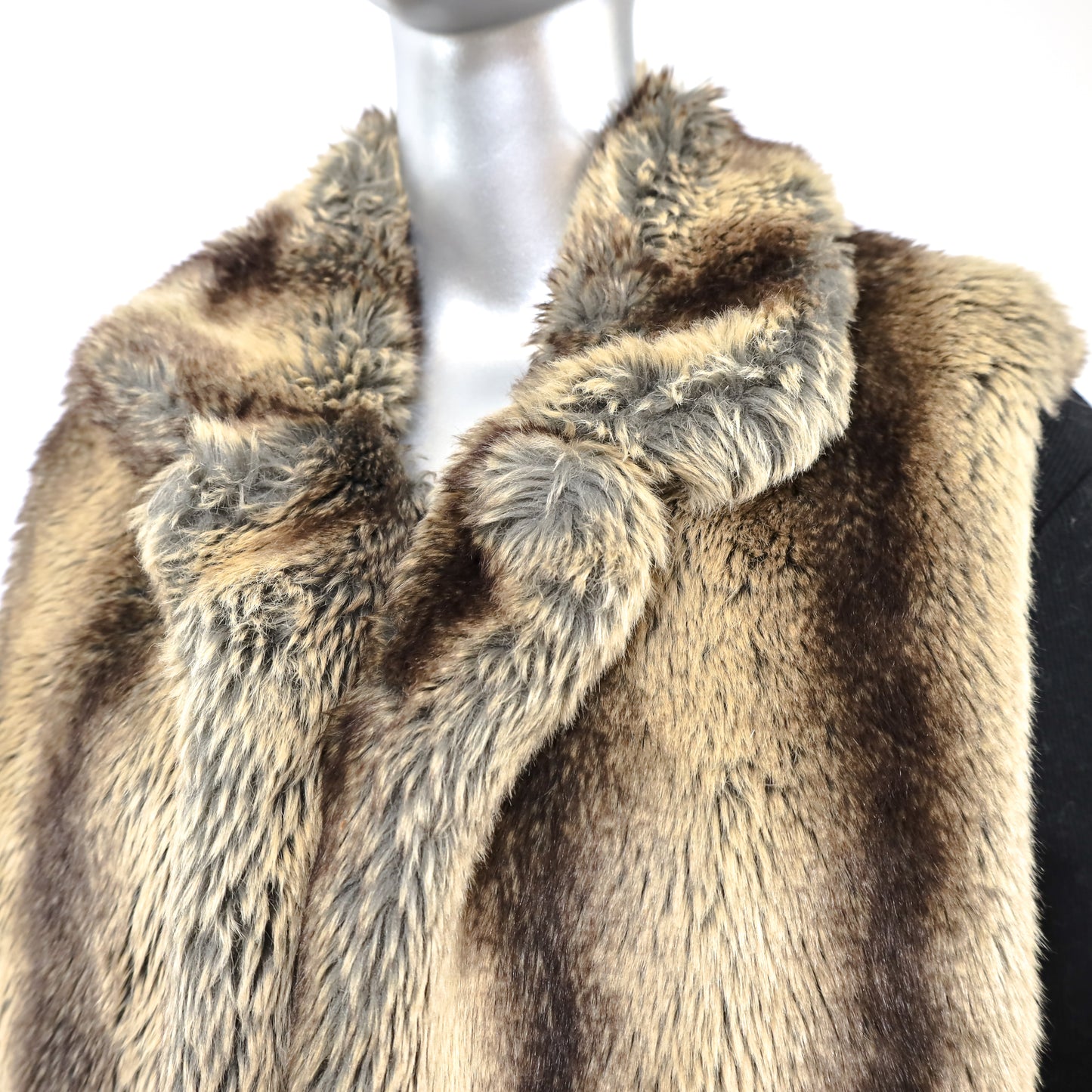 Faux Fur Vest- Size M