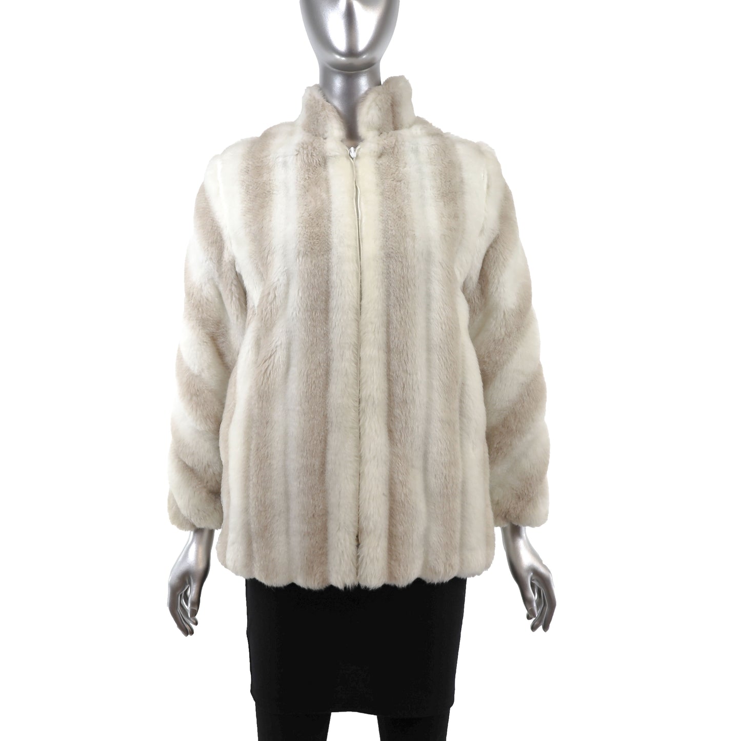 Faux Fur Jacket- Size S