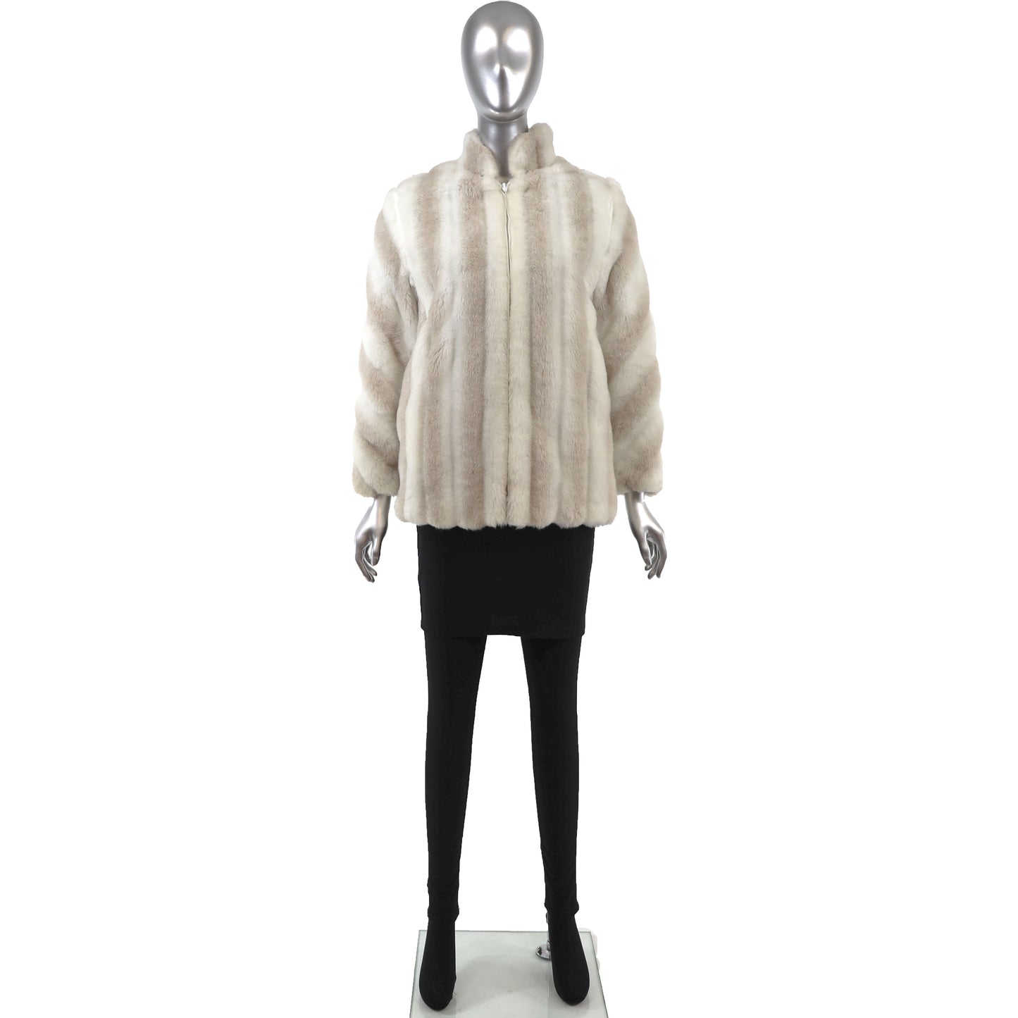 Faux Fur Jacket- Size S