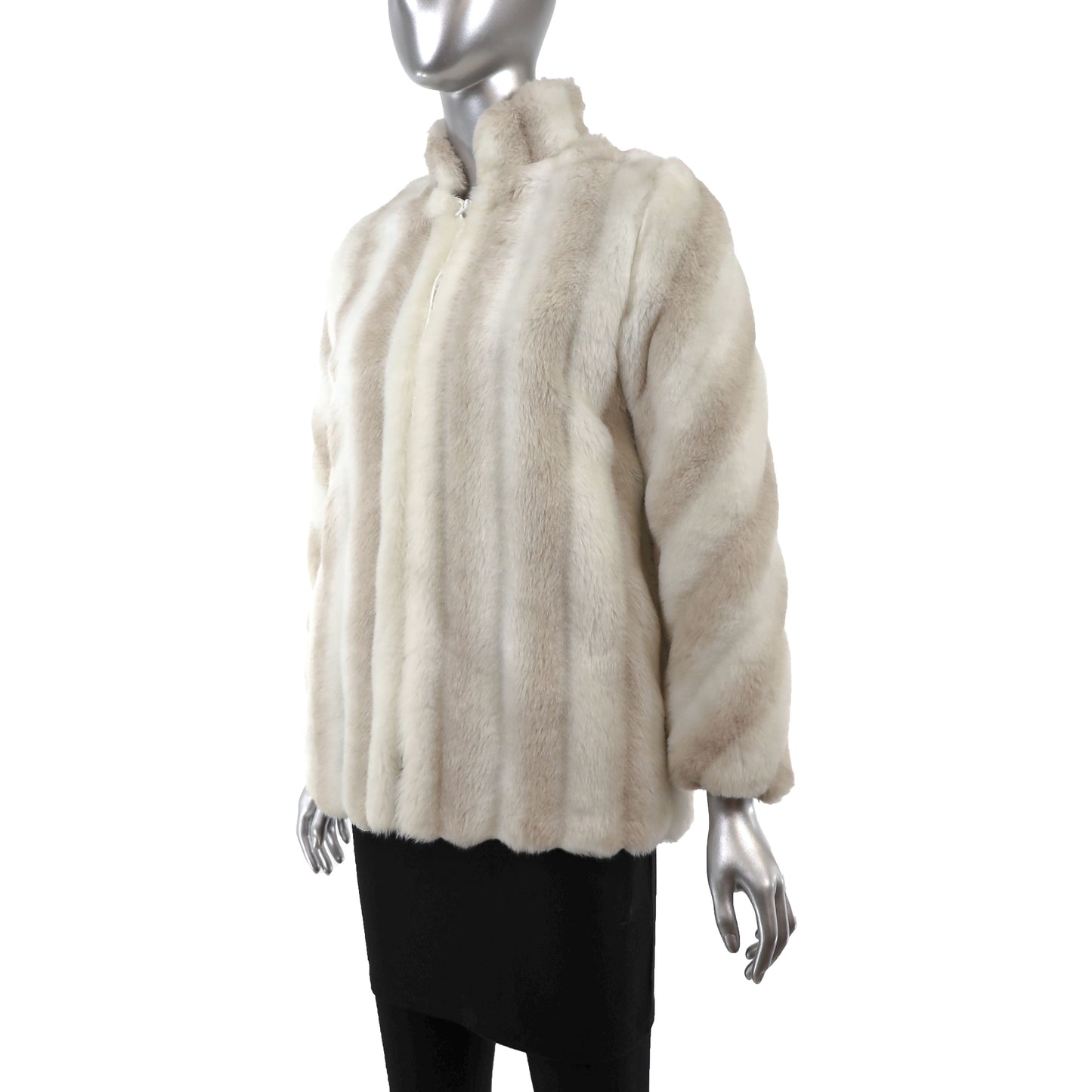 Faux Fur Jacket- Size S