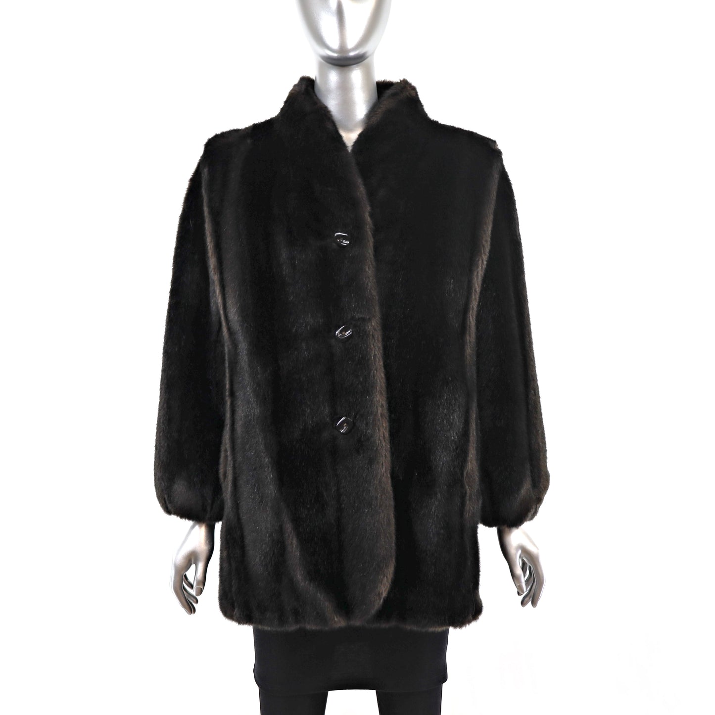 Faux Fur Jacket- Size M