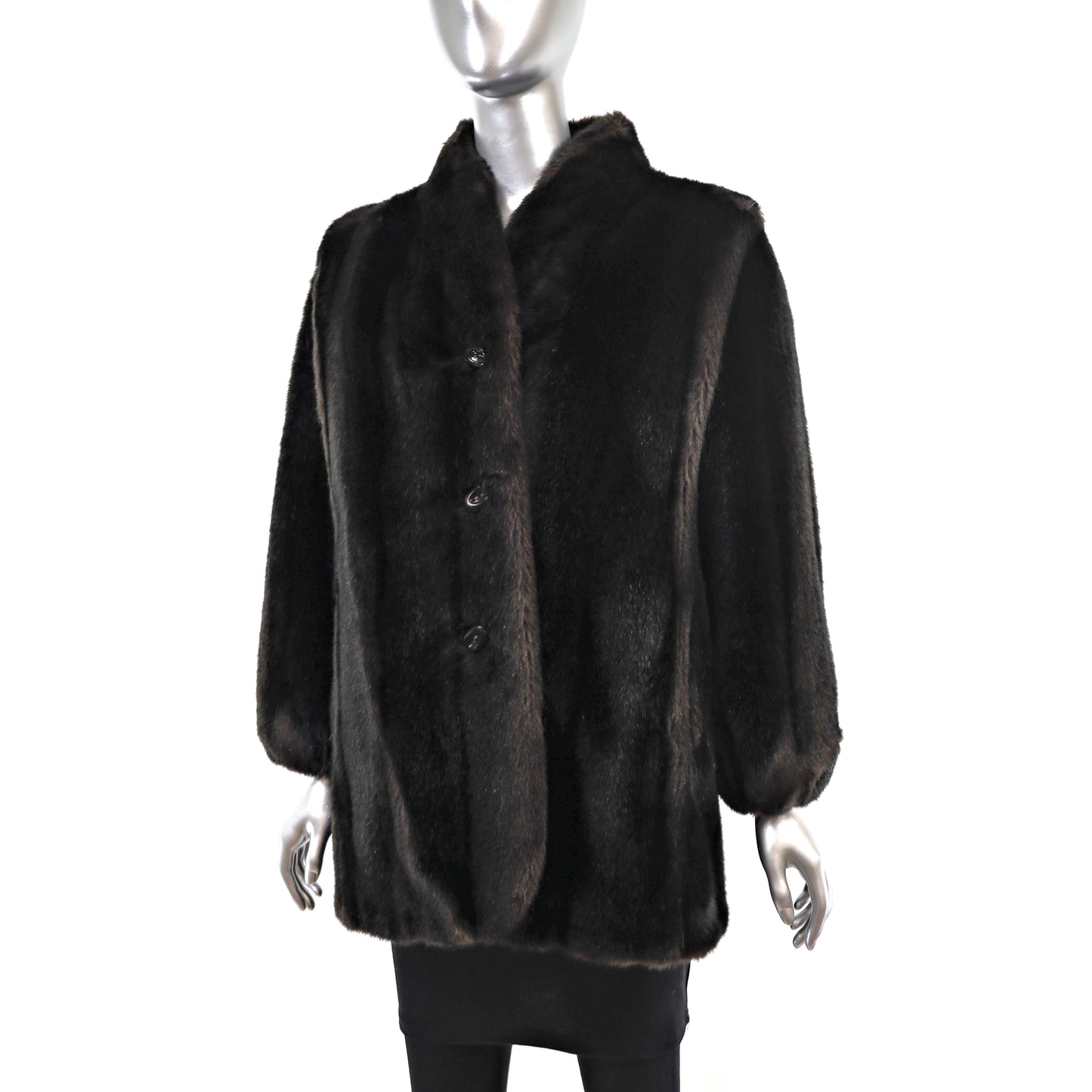 Faux Fur Jacket- Size M