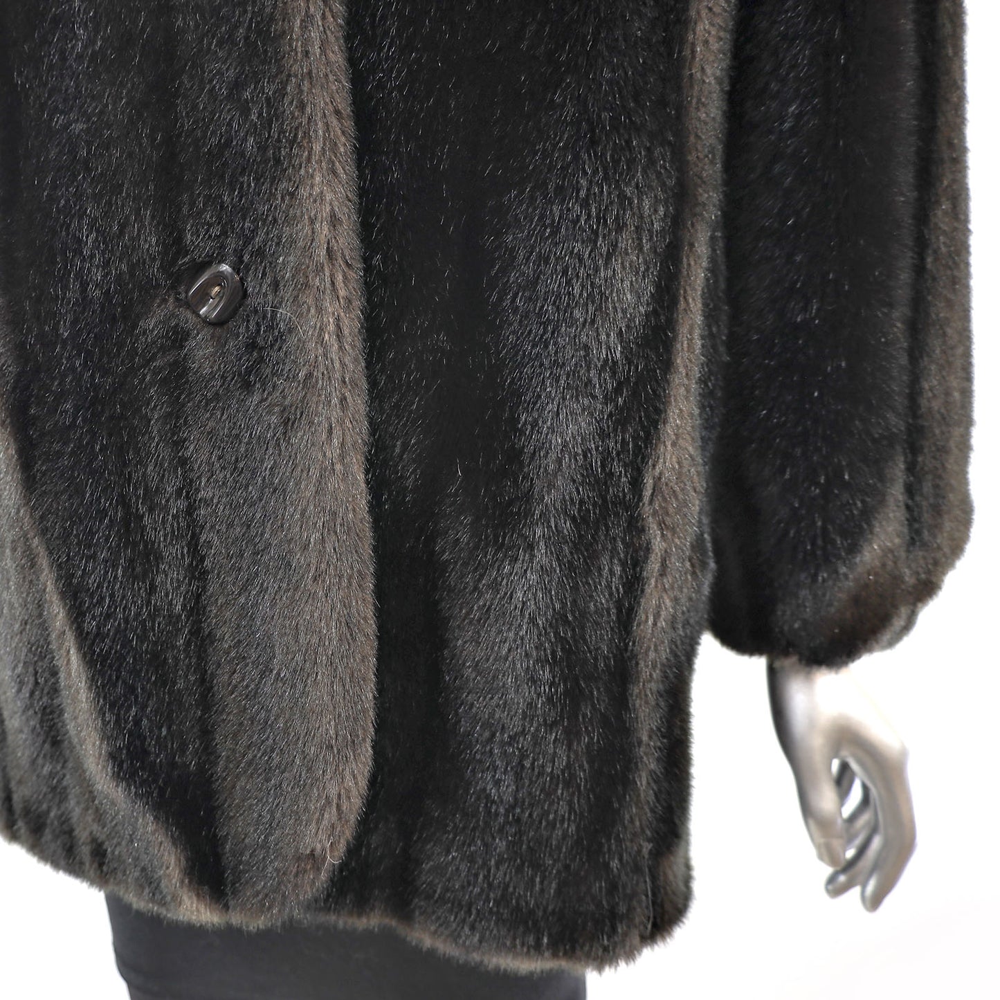 Faux Fur Jacket- Size M