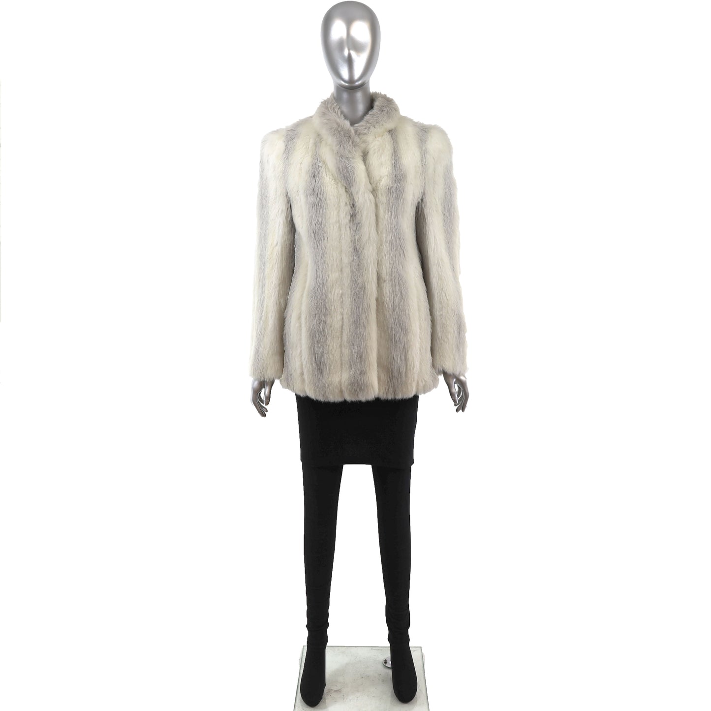 Faux Fur Jacket- Size S