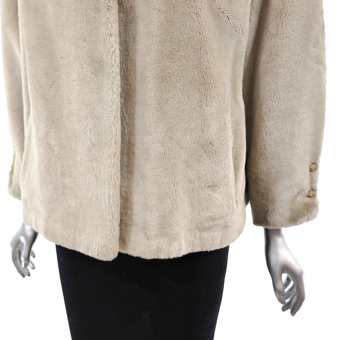 Faux Fur Jacket- Size L