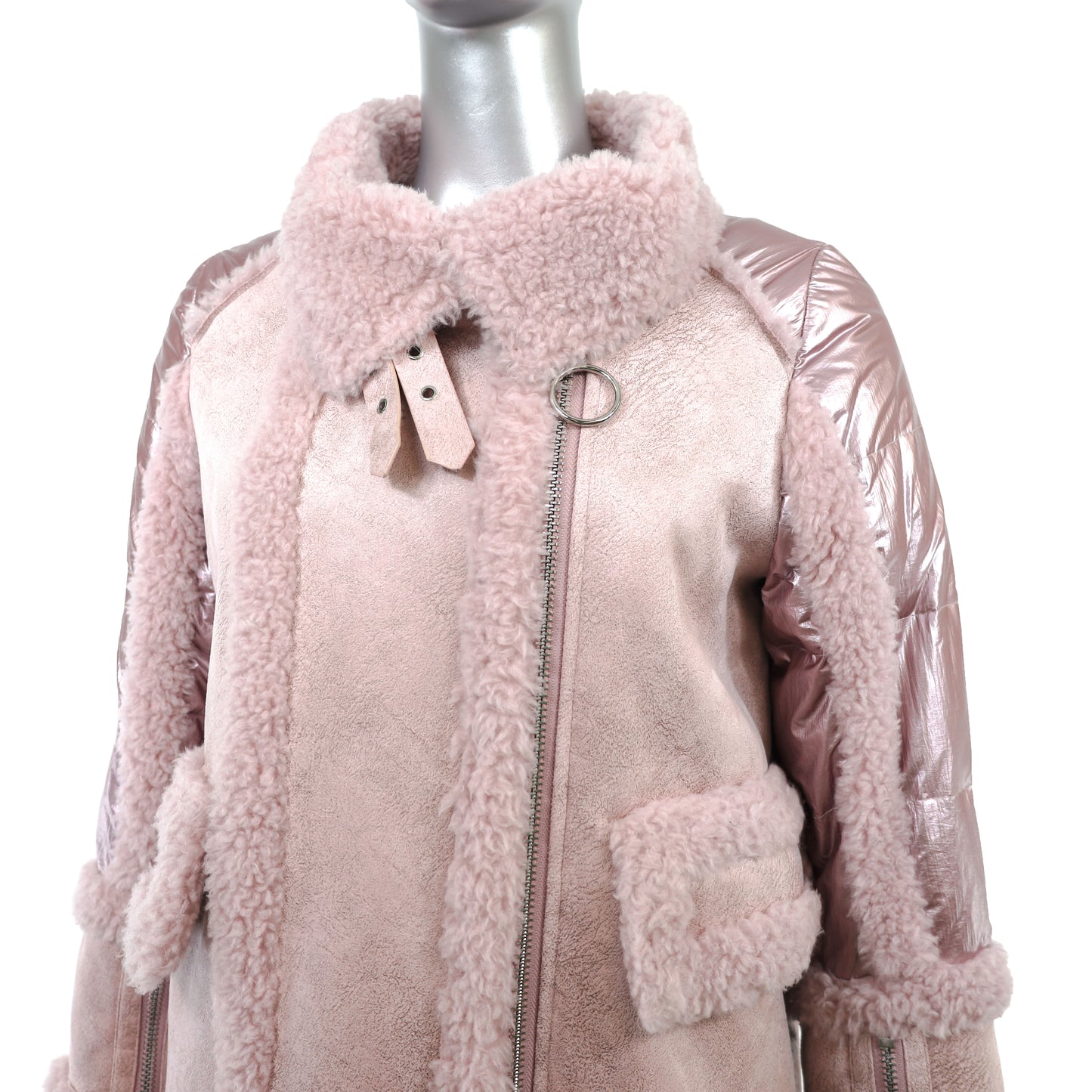 Faux Fur Jacket- Size S