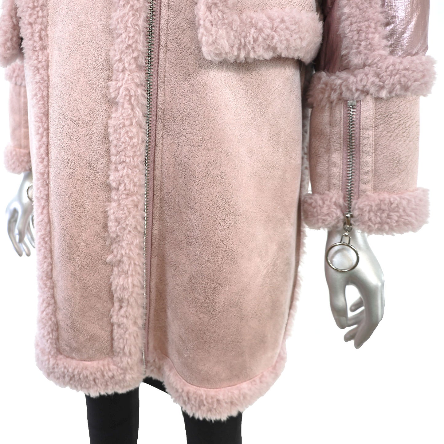 Faux Fur Jacket- Size S