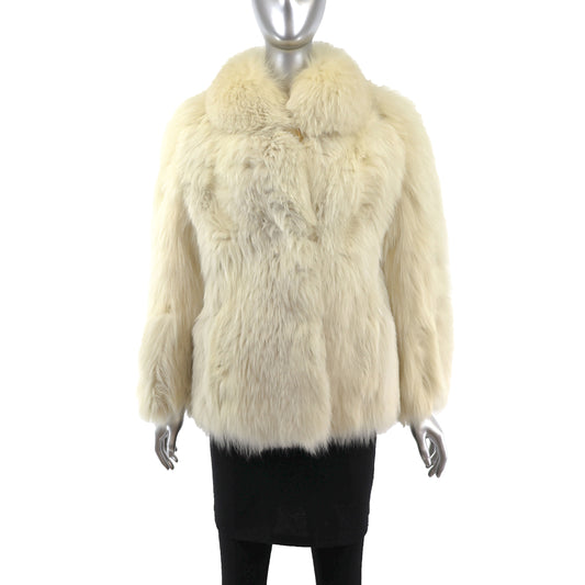 Ivory Fox Jacket- Size M