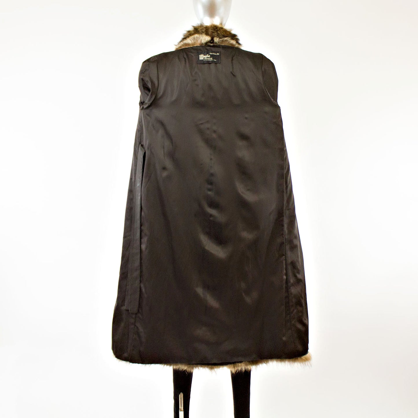 Full Length Raccoon Coat - Size S