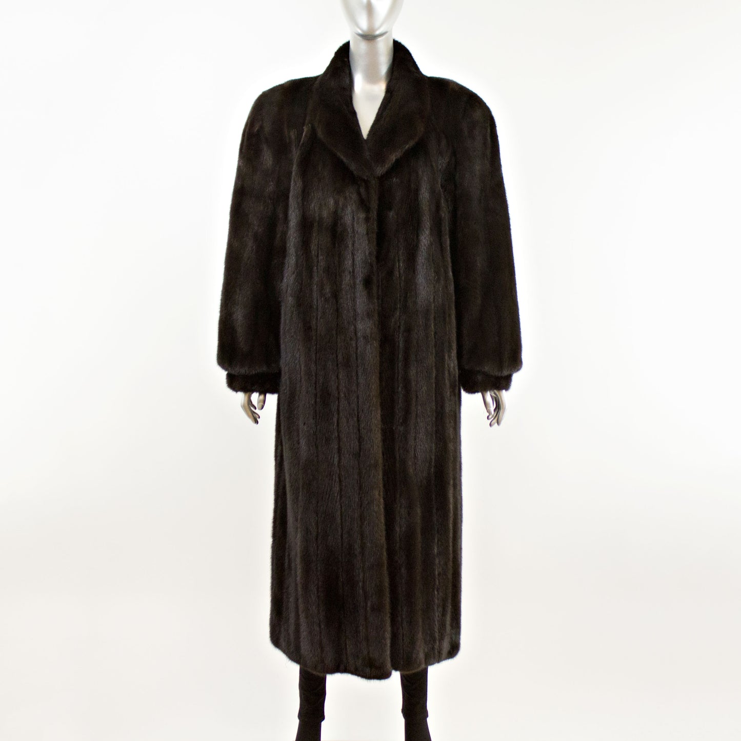 Full Length Ranch Mink Coat- Size L