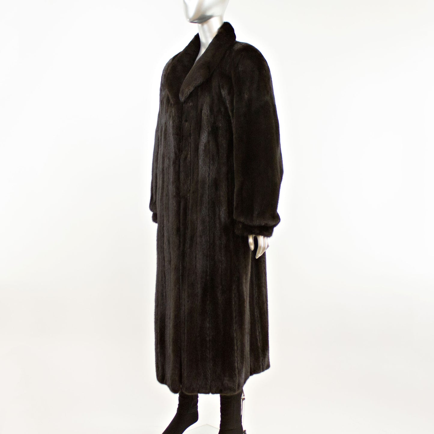 Full Length Ranch Mink Coat- Size L