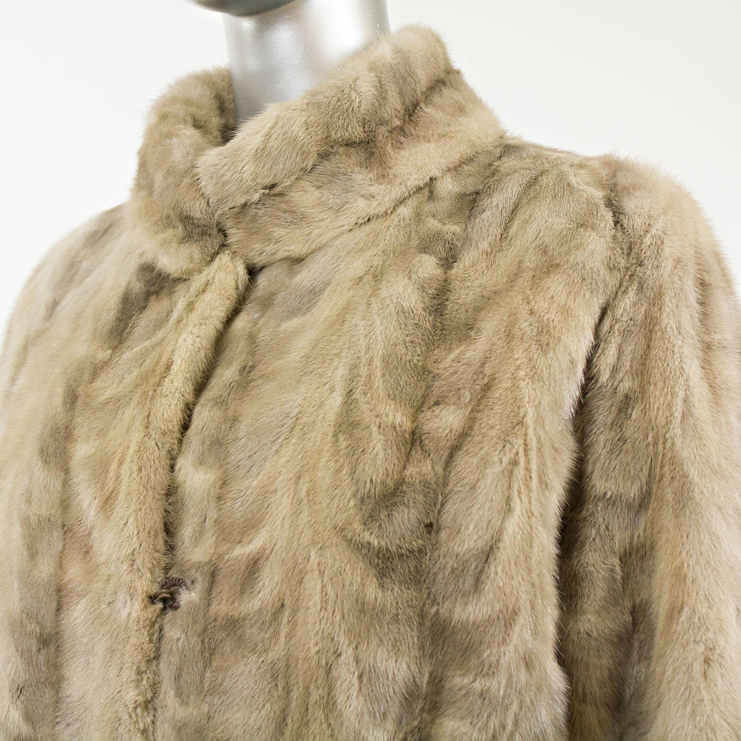 Gray Section Mink Jacket- Size M