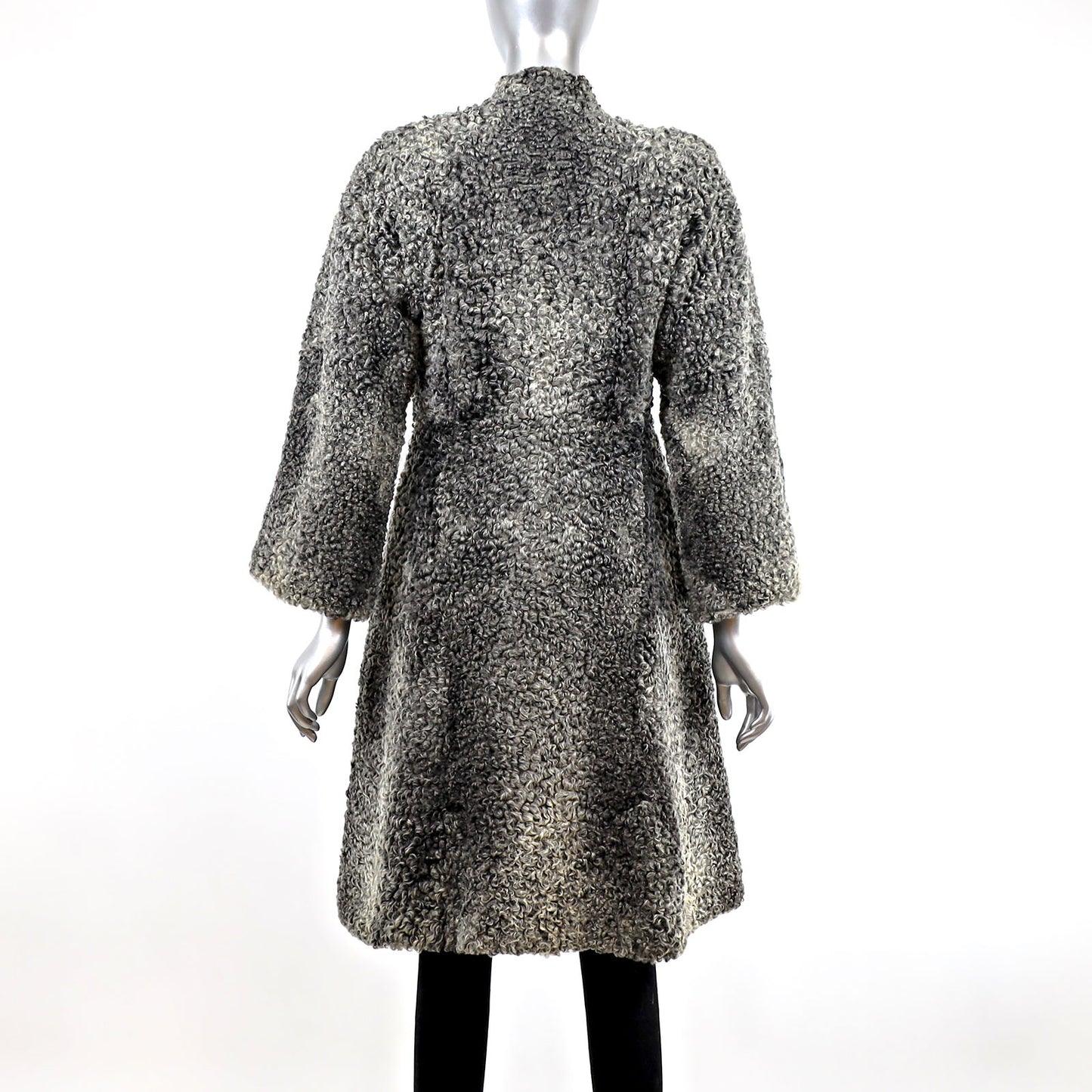 Grey Persian Lamb Coat- Size XXS