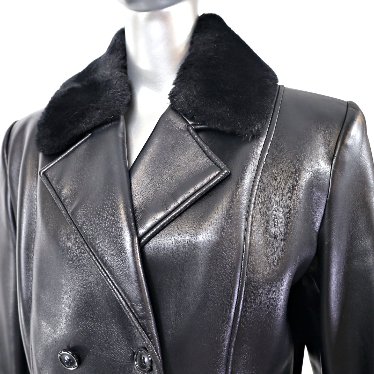 Leather Jacket- Size S