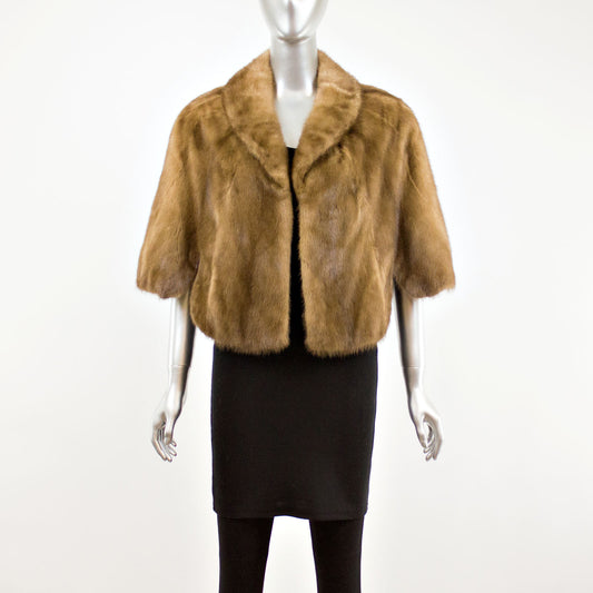 Lunaraine Mink Cape- Free Size