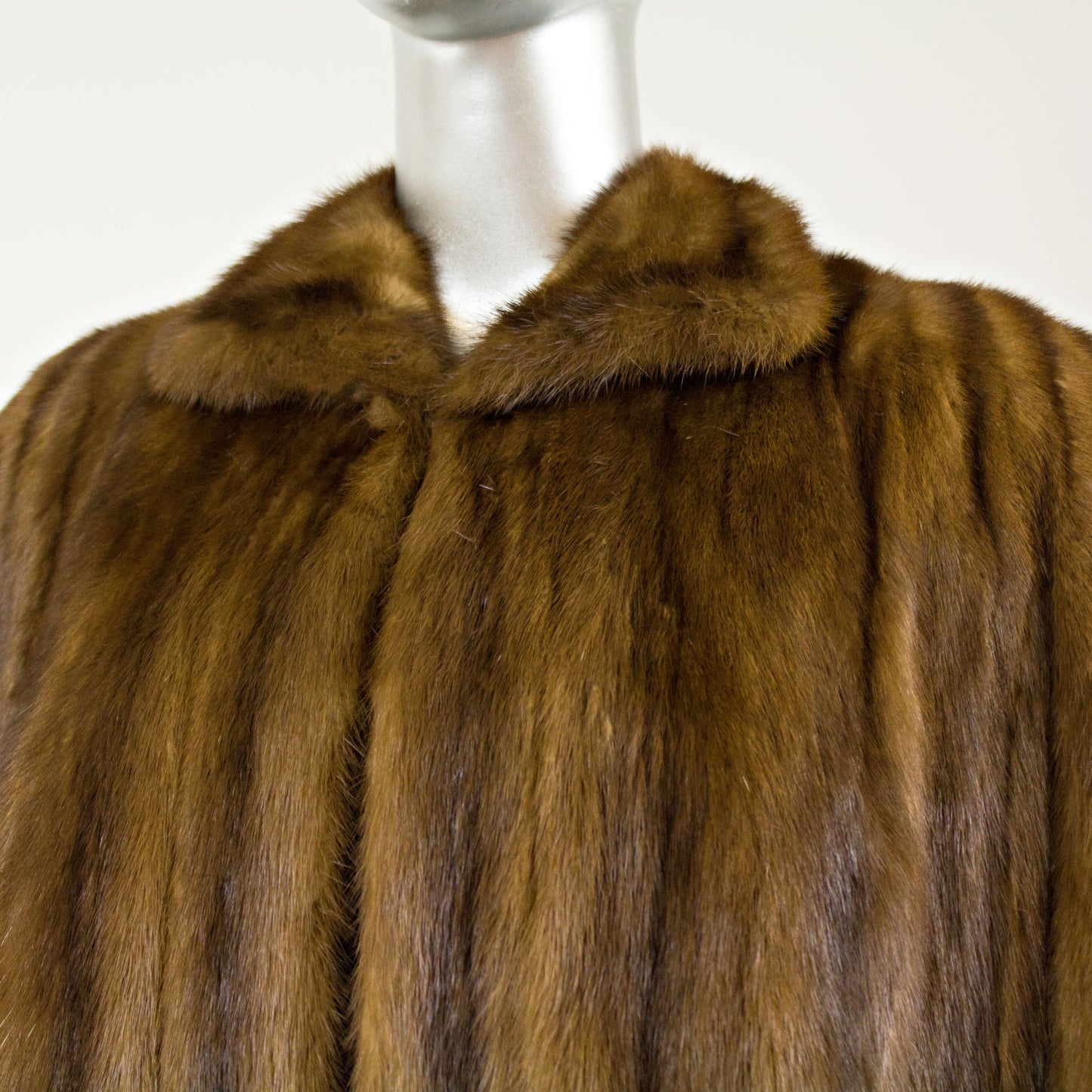 Mahogany Mink Cape- Free Size