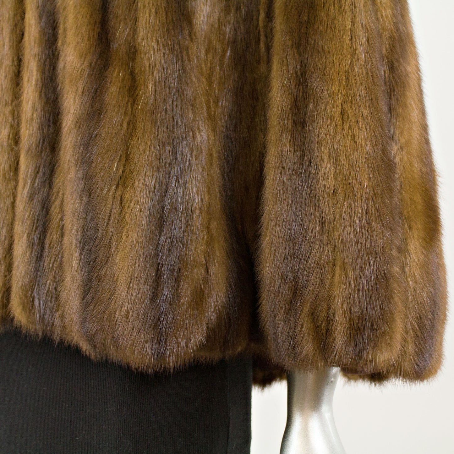 Mahogany Mink Cape- Free Size