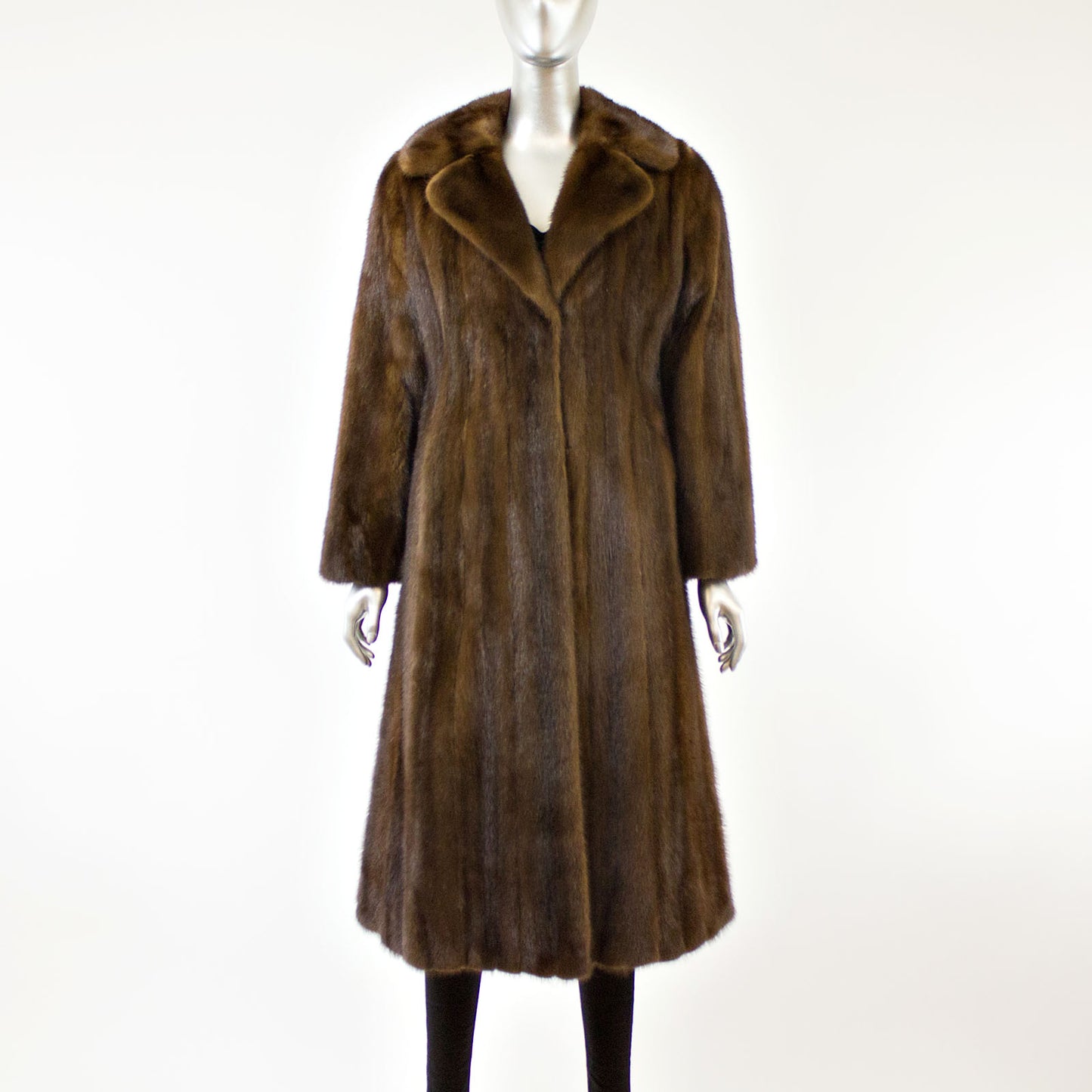 Mahogany Mink Coat- Size S