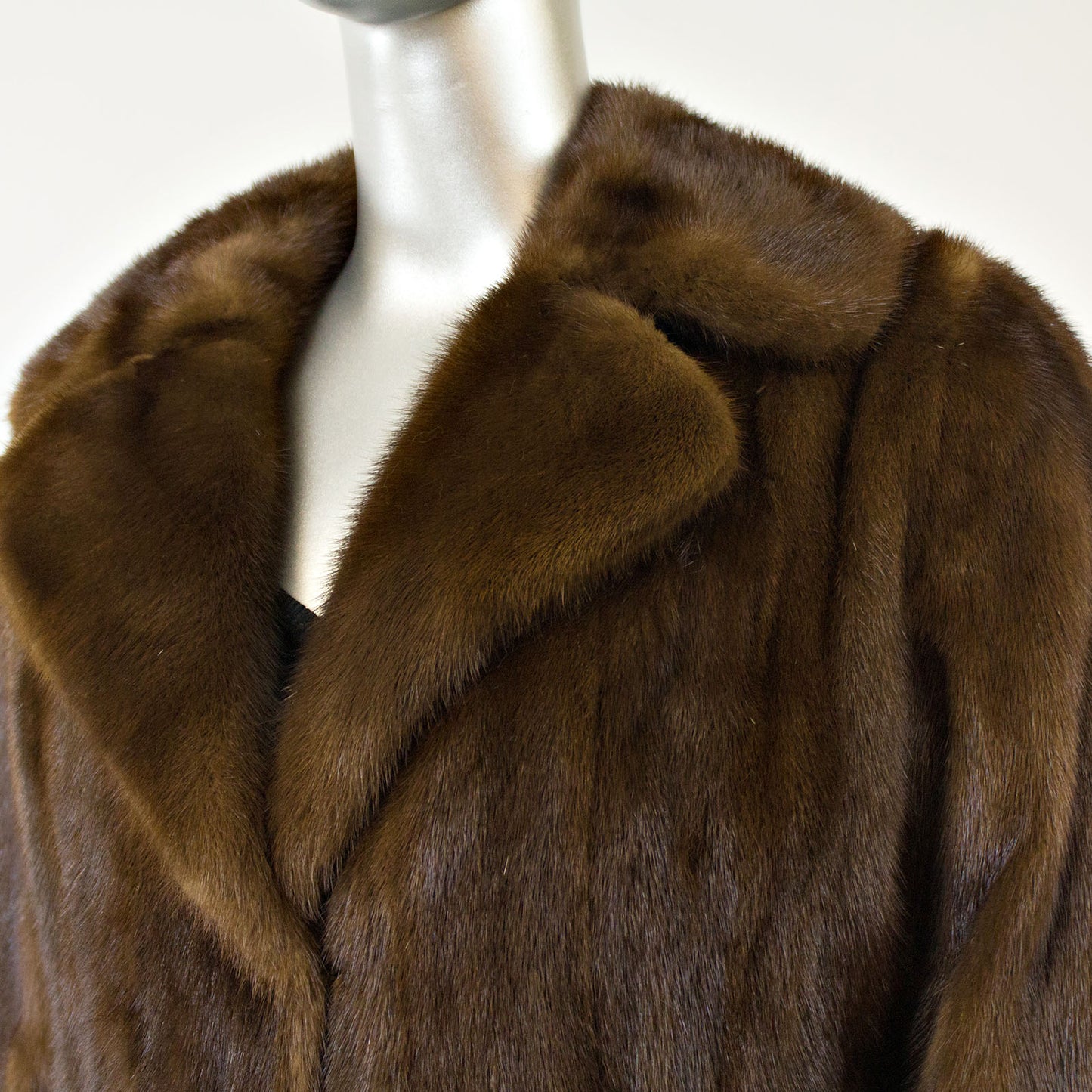 Mahogany Mink Coat- Size S