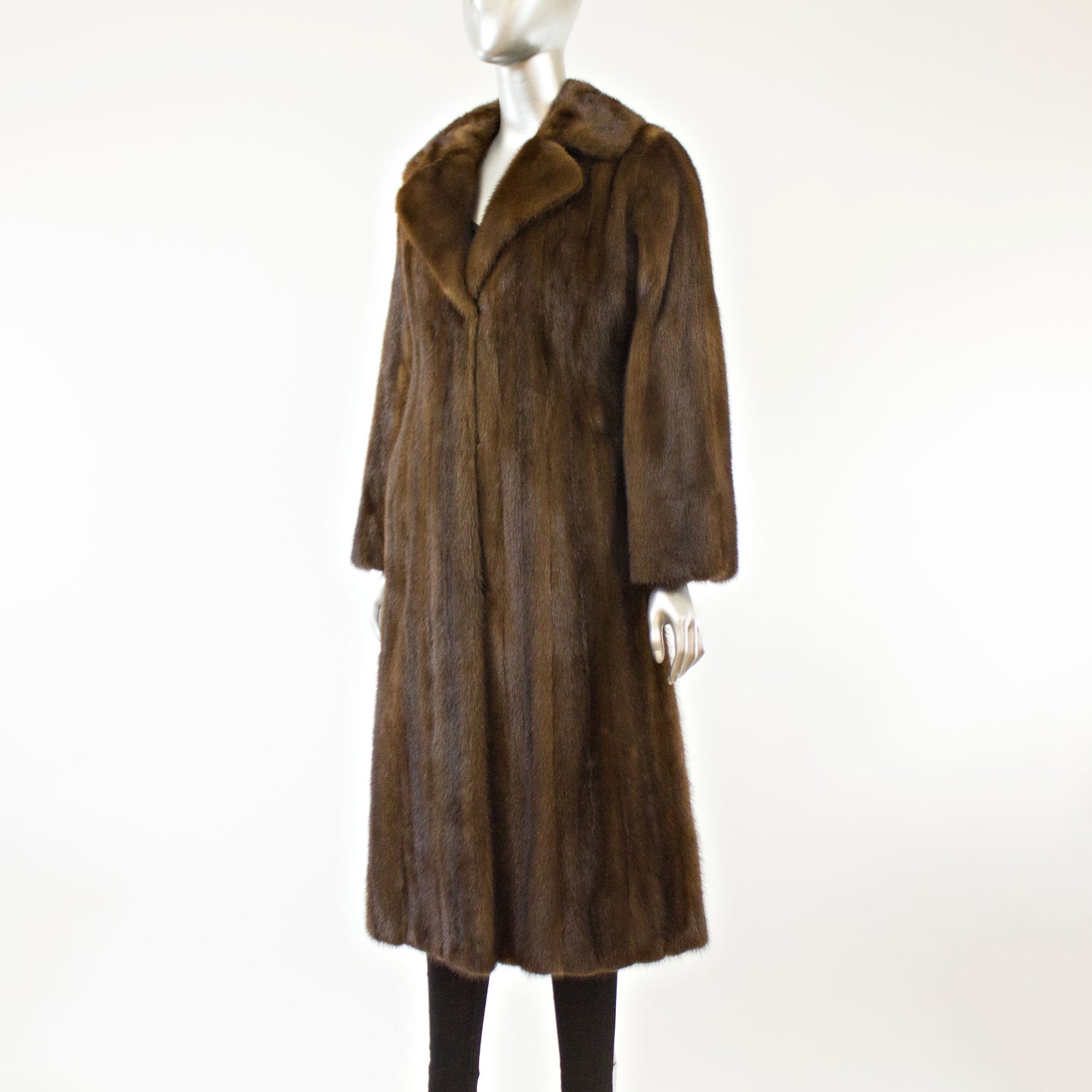 Mahogany Mink Coat- Size S