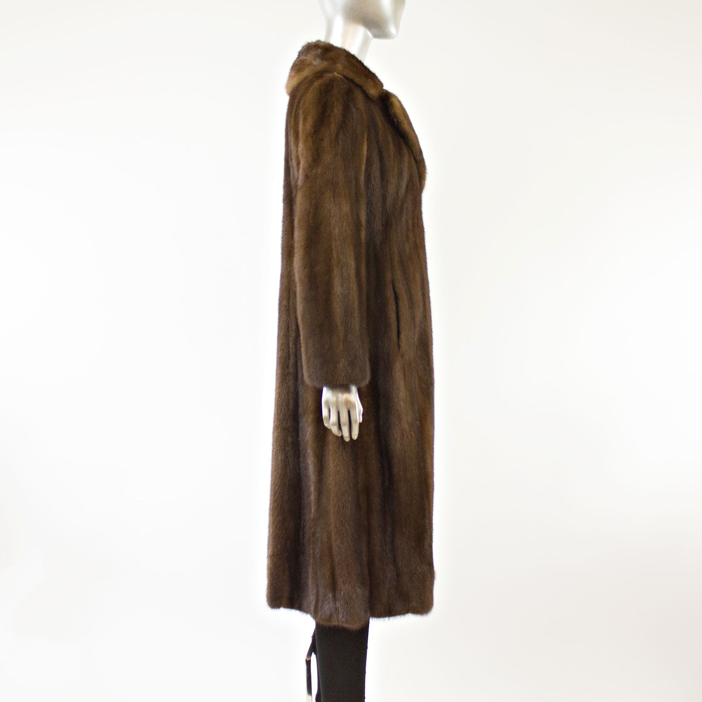 Mahogany Mink Coat- Size S