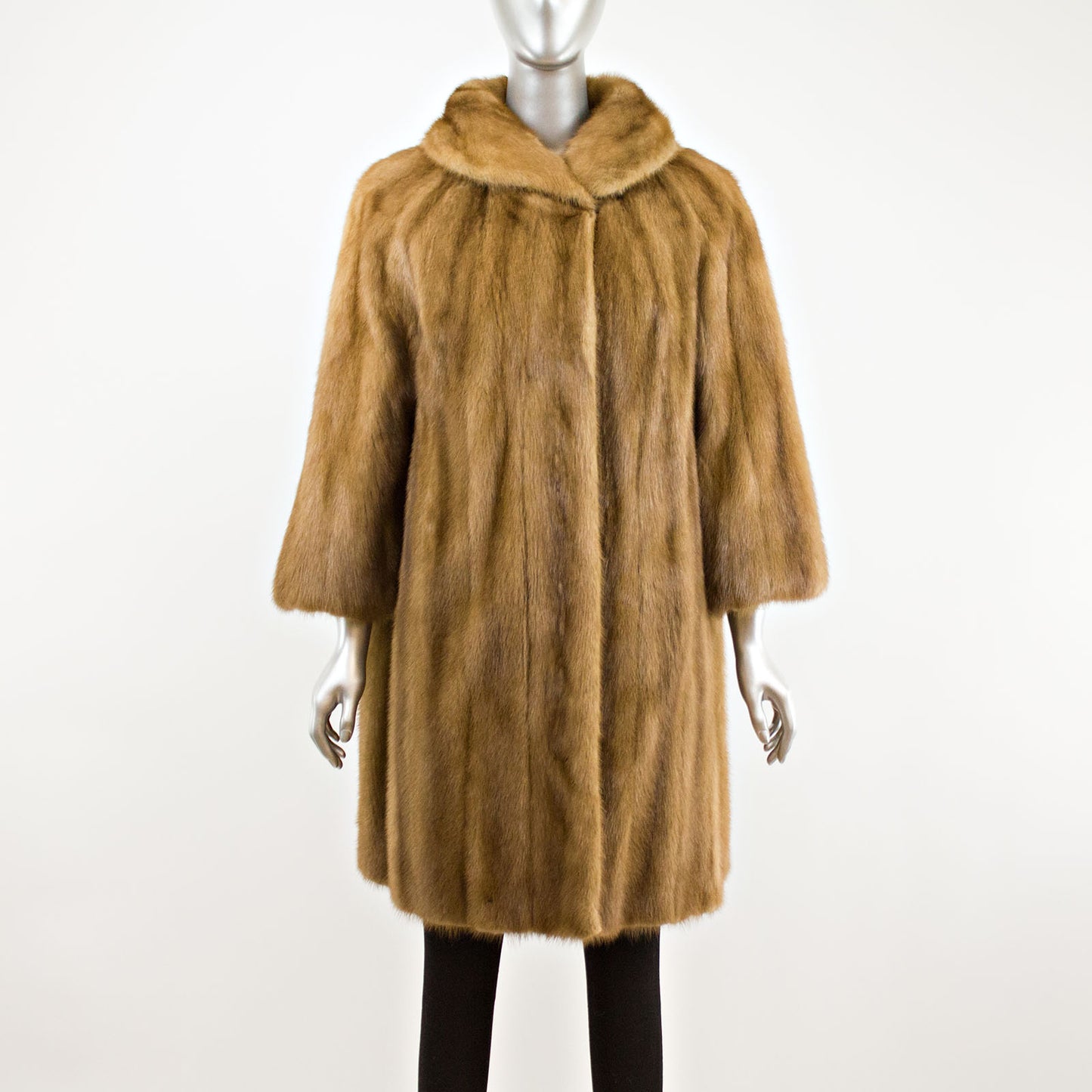 Mahogany Mink Coat- Size L