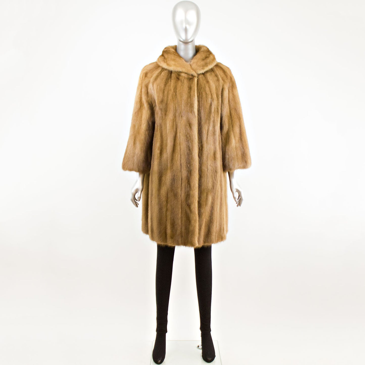 Mahogany Mink Coat- Size L