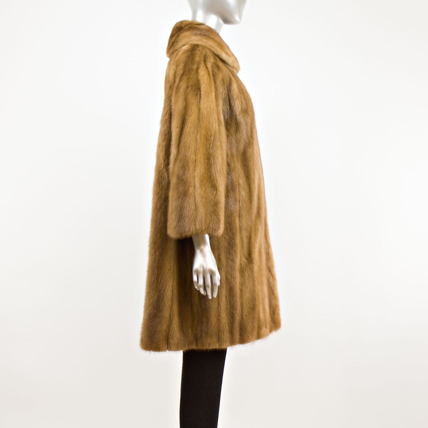 Mahogany Mink Coat- Size L