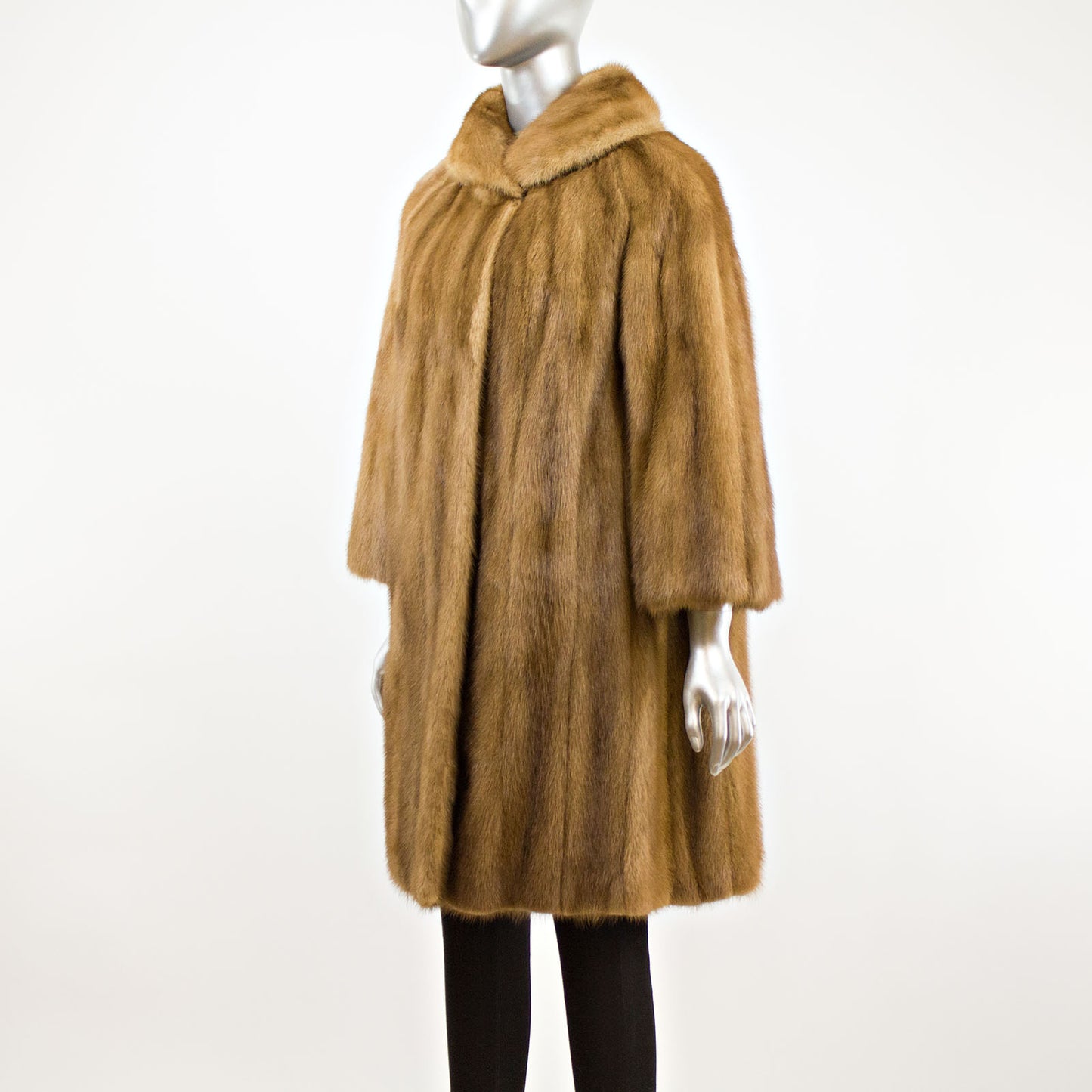 Mahogany Mink Coat- Size L