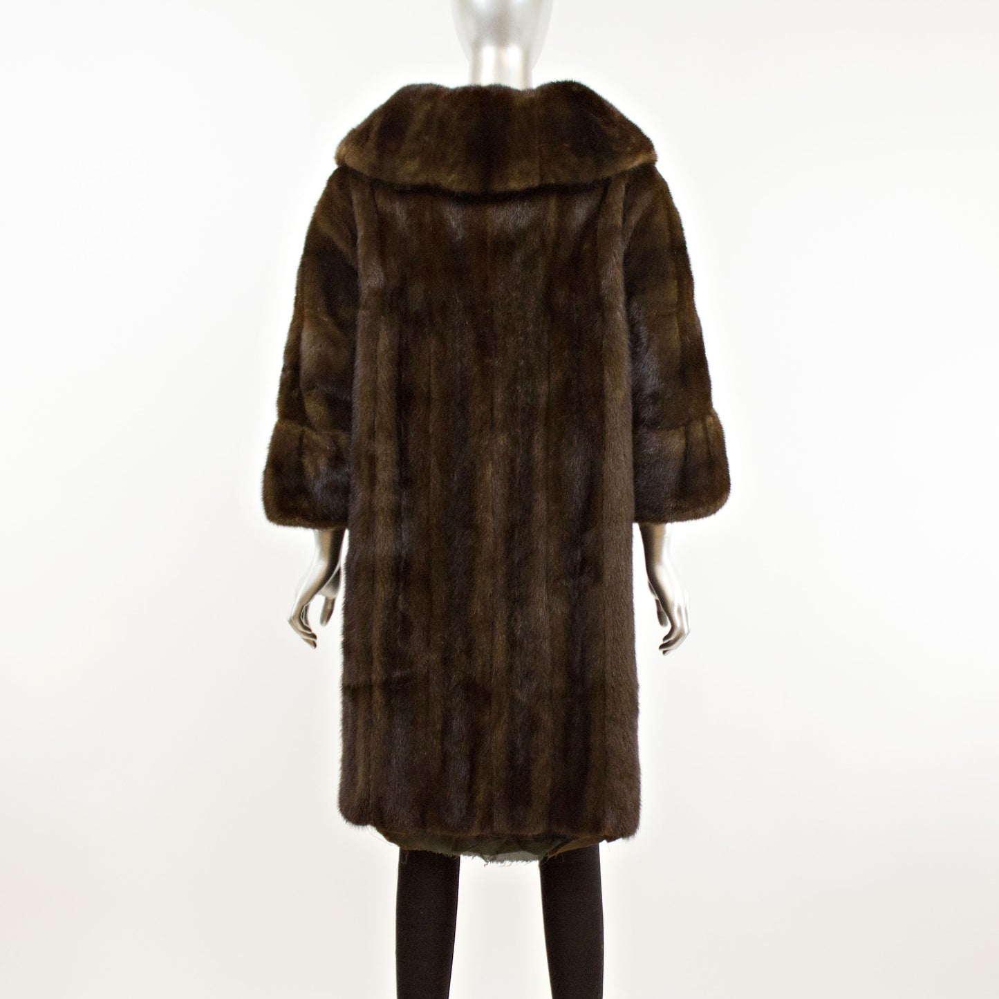 Mahogany Mink 3/4 Coat- Size M-L