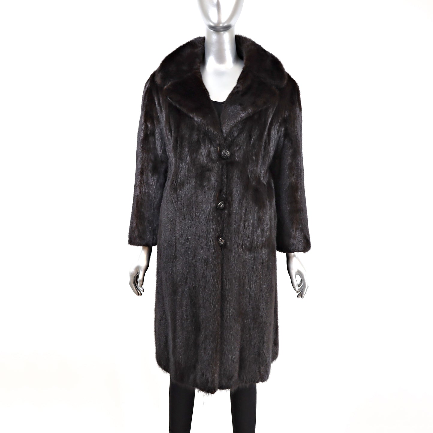 Mahogany Mink Coat- Size M