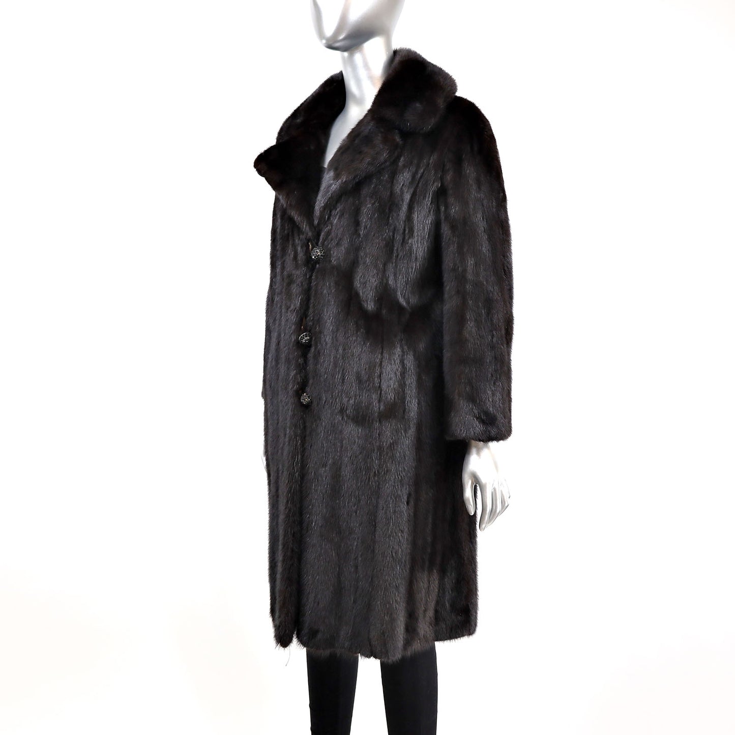 Mahogany Mink Coat- Size M