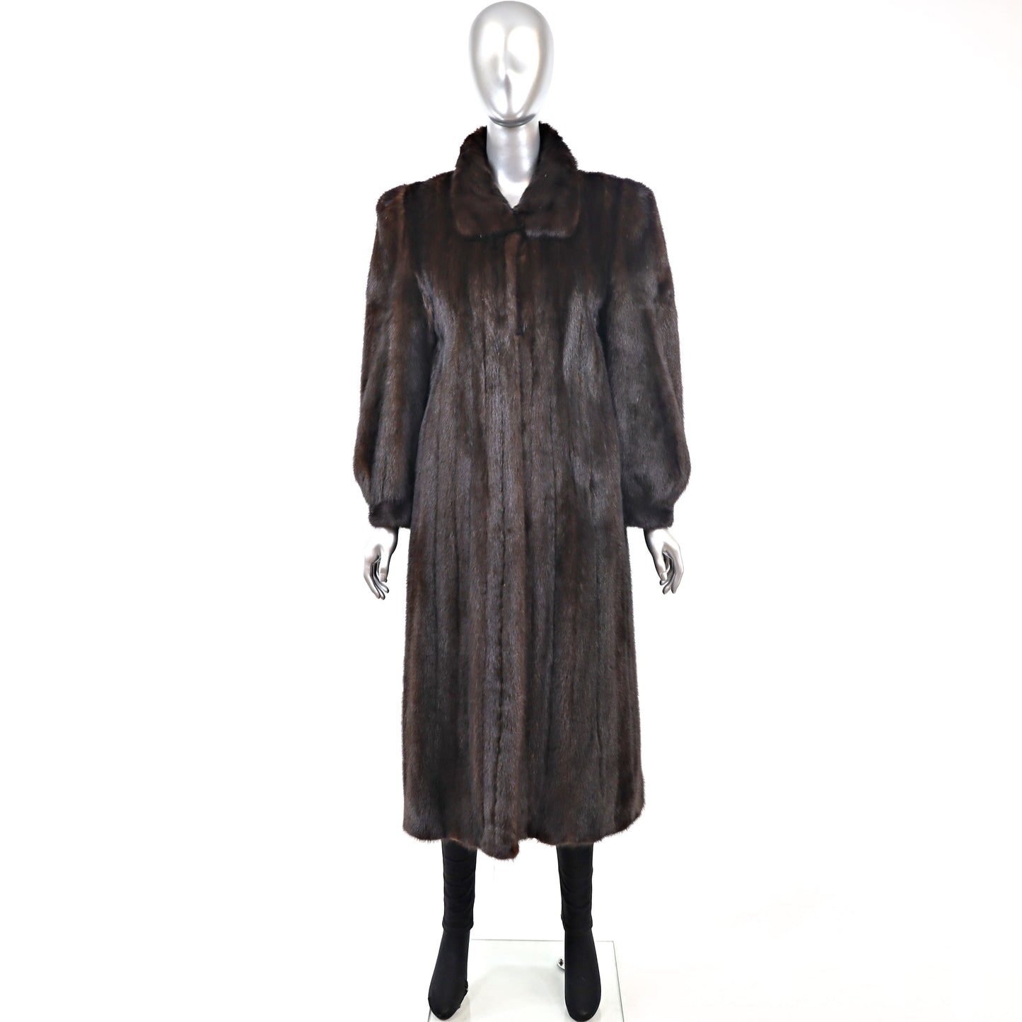 Mahogany Mink Coat- Size M