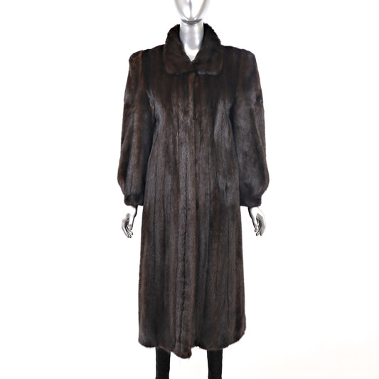 Mahogany Mink Coat- Size M