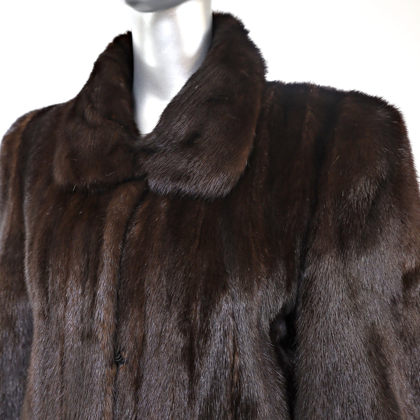 Mahogany Mink Coat- Size M