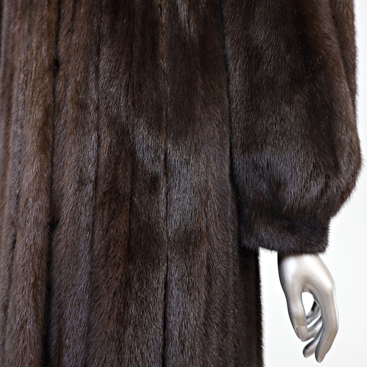 Mahogany Mink Coat- Size M