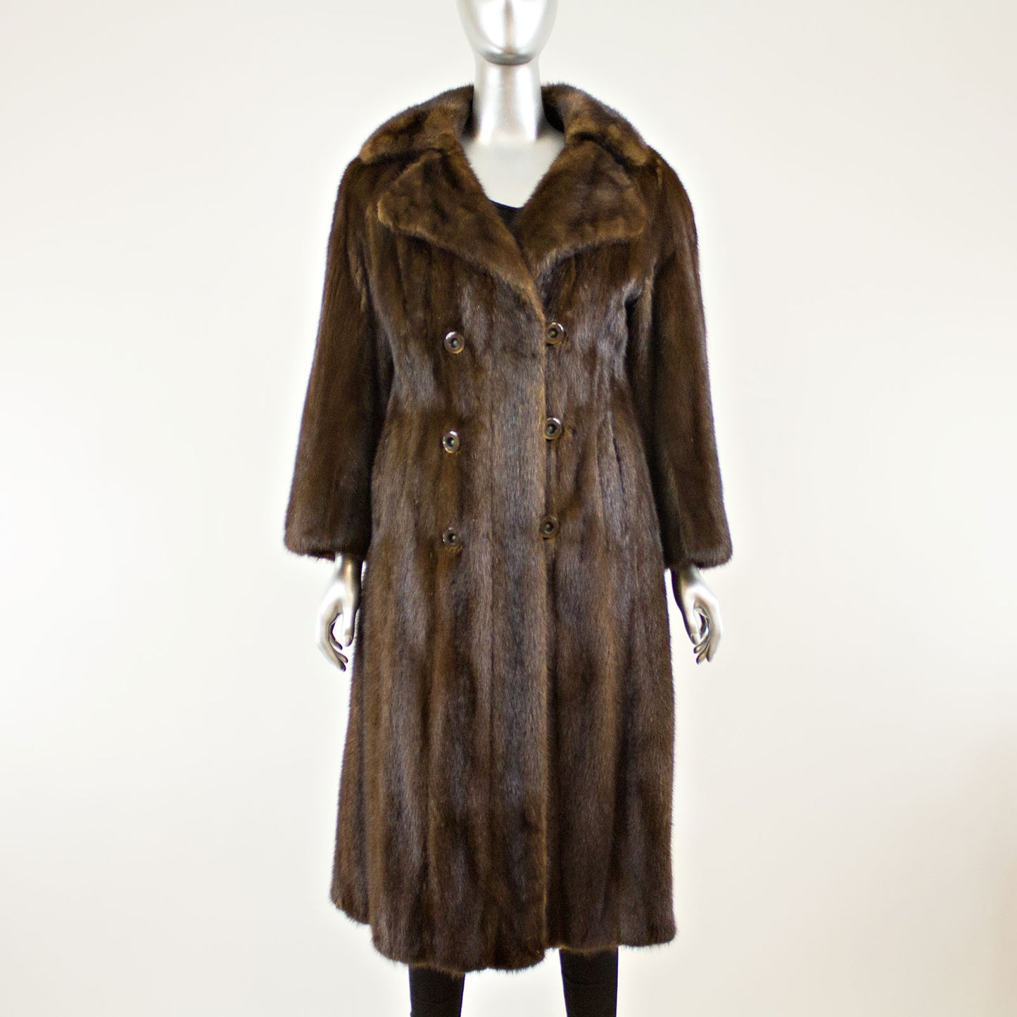 Mahogany Mink Coat - Size S