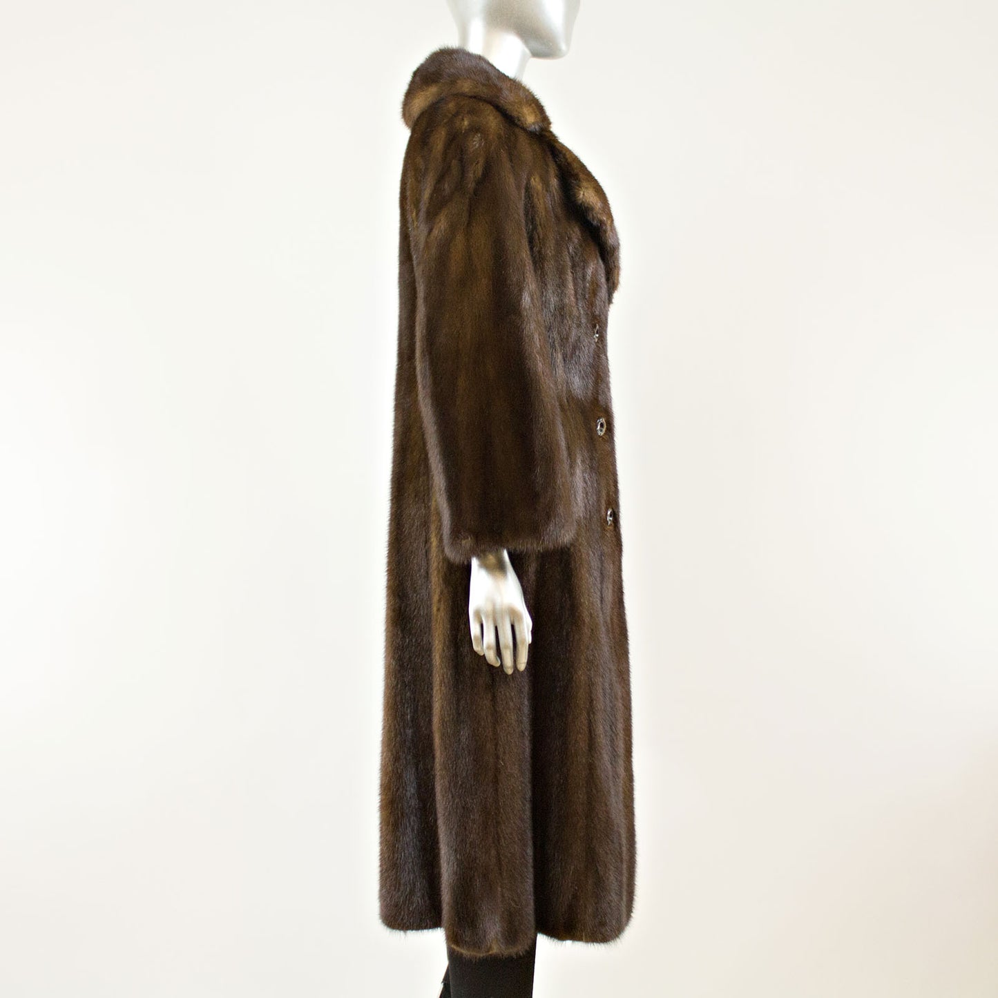 Mahogany Mink Coat - Size S