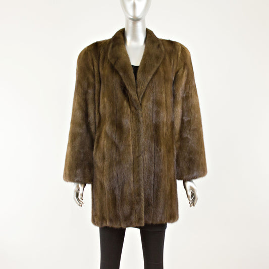 Mahogany Mink Jacket- Size M