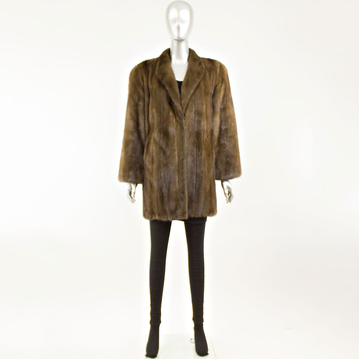 Mahogany Mink Jacket- Size M