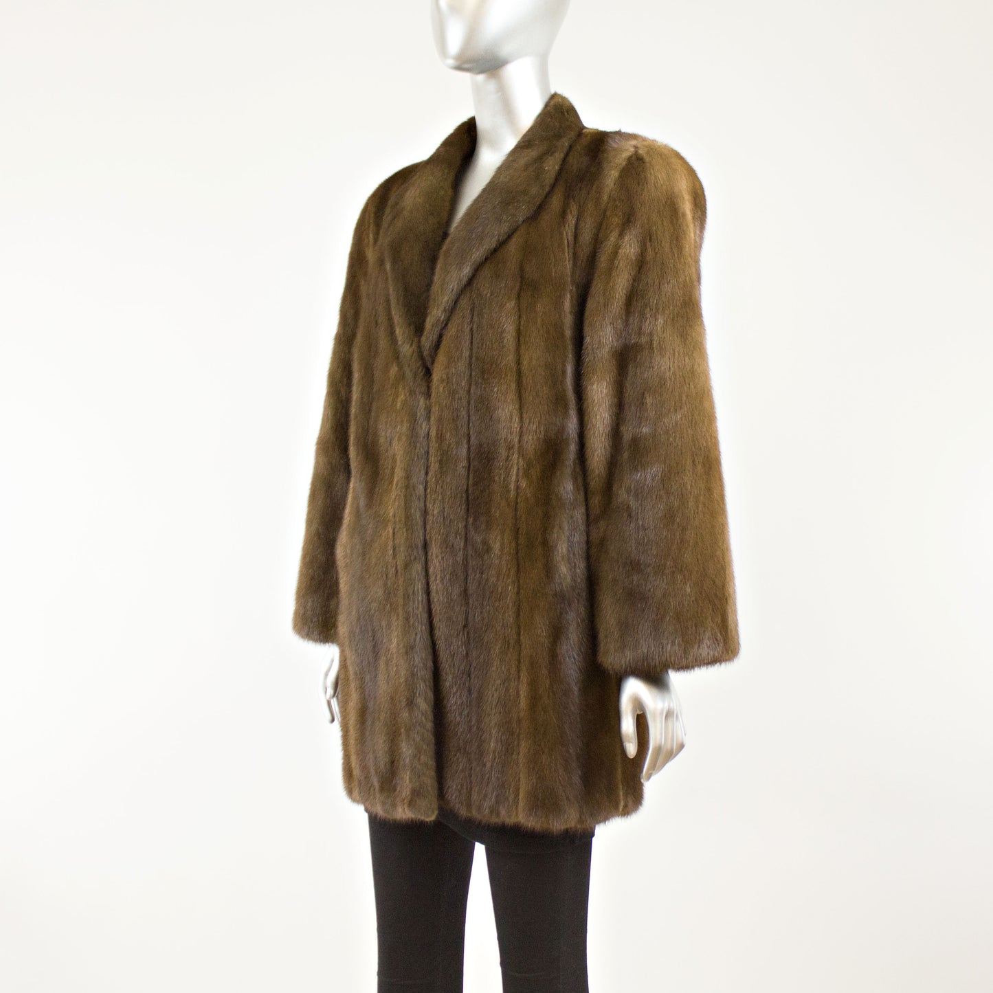 Mahogany Mink Jacket- Size M