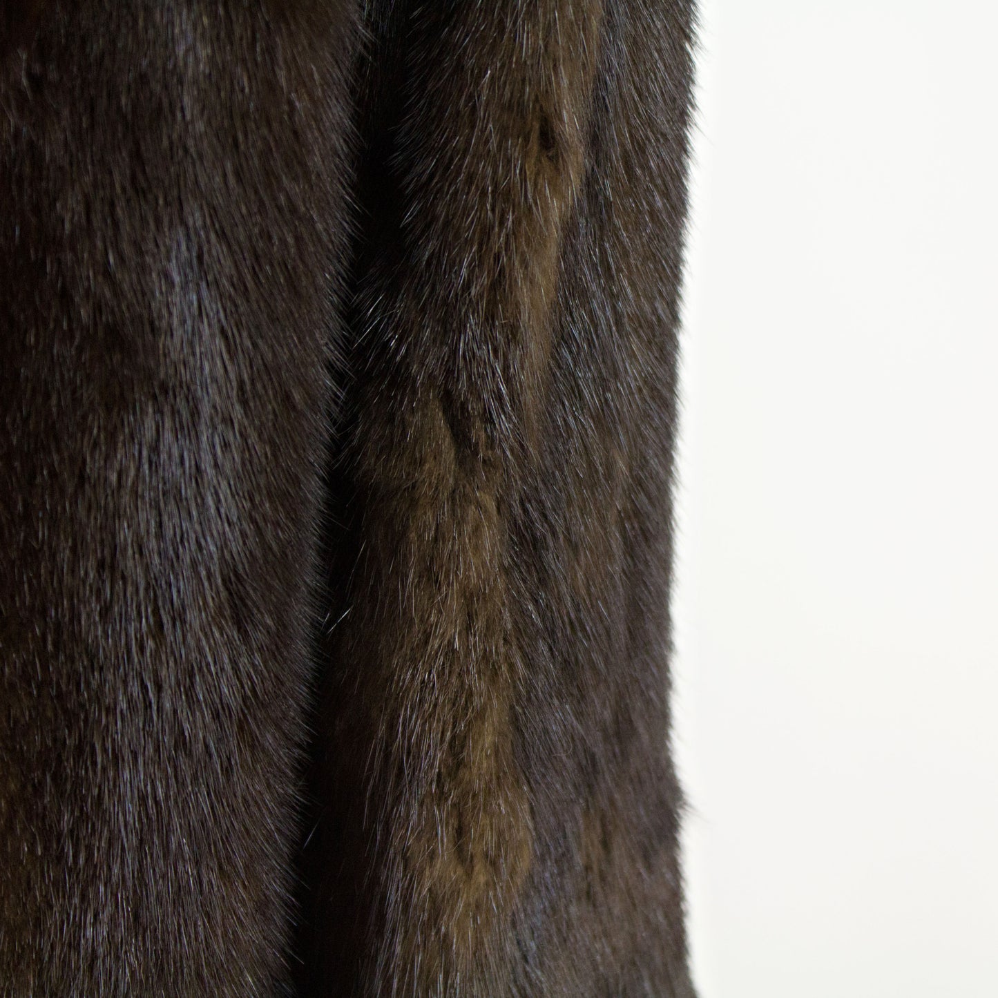 Mahogany Mink Fur Jacket- Size M-L